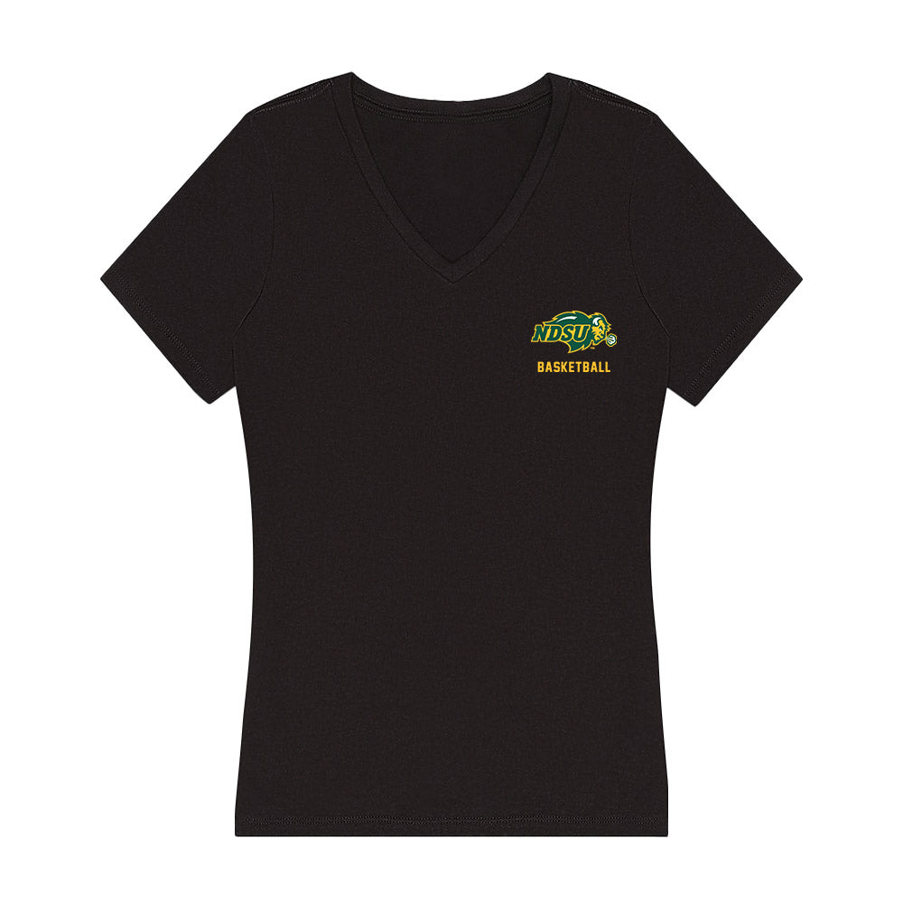 NDSU - NCAA Men's Basketball : Carson Smith - Classic Shersey Women's V-Neck T-Shirt-0