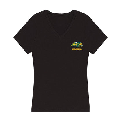 NDSU - NCAA Men's Basketball : Carson Smith - Classic Shersey Women's V-Neck T-Shirt-0