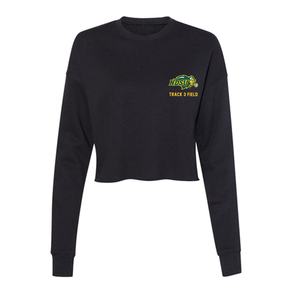NDSU - NCAA Women's Track & Field : Anika Larson - Women's Cropped Crew Fleece-0