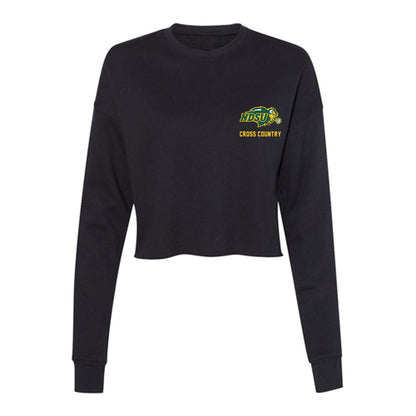 NDSU - NCAA Men's Cross Country : Taylor Wanner - Women's Cropped Crew Fleece-0