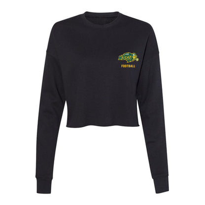NDSU - NCAA Football : Coy Okeson - Women's Cropped Crew Fleece-0