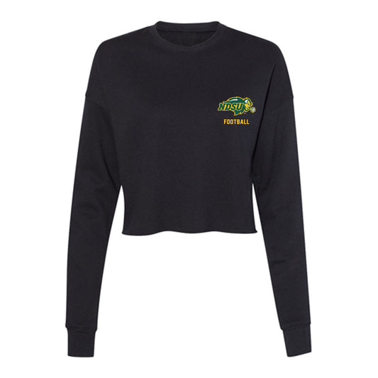NDSU - NCAA Football : Coy Okeson - Women's Cropped Crew Fleece-0