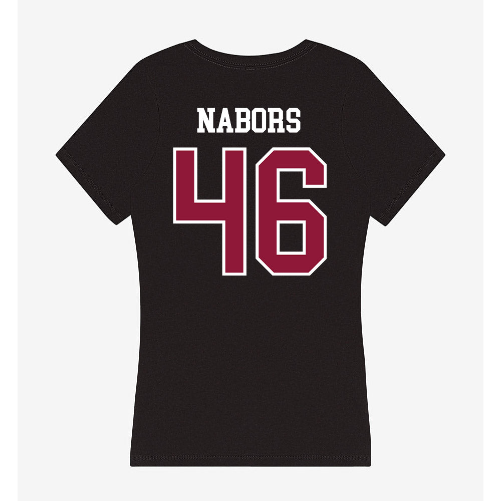 Henderson State - NCAA Baseball : Dylan Nabors - Women's V-Neck T-Shirt-1