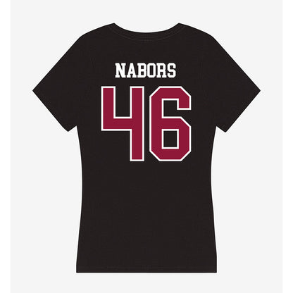 Henderson State - NCAA Baseball : Dylan Nabors - Women's V-Neck T-Shirt-1