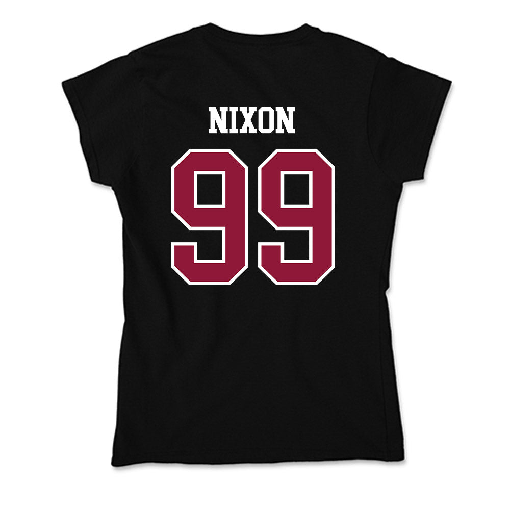 Henderson State - NCAA Football : Braxton Nixon - Soft Style Women’s T-Shirt-1
