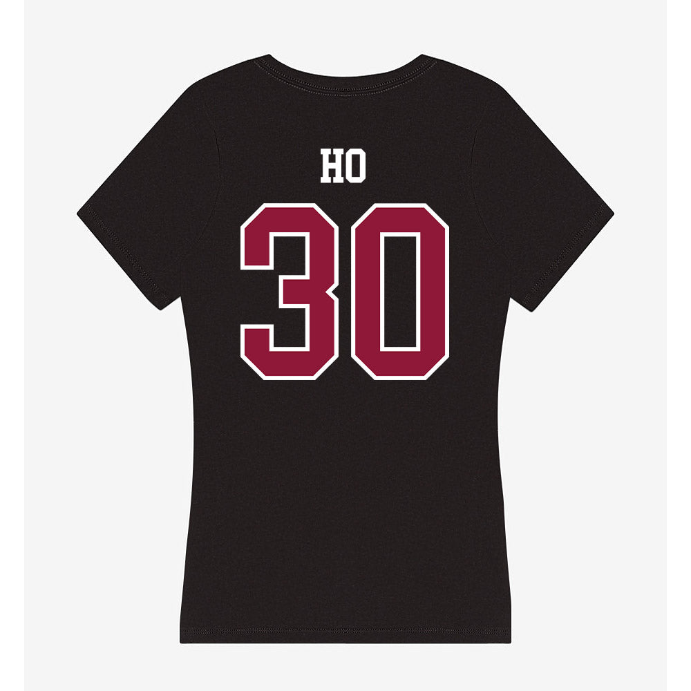 Henderson State - NCAA Football : David Ho - Women's V-Neck T-Shirt-1