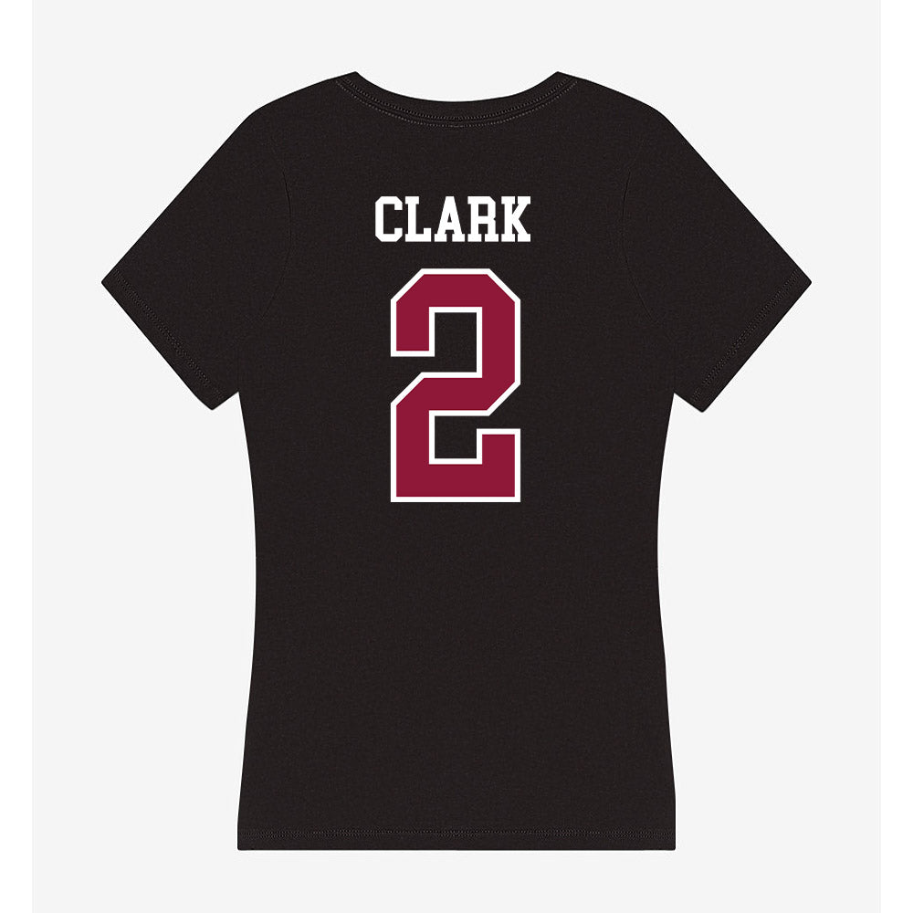 Henderson State - NCAA Softball : Kyndlee Clark - Women's V-Neck T-Shirt-1