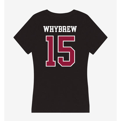 Henderson State - NCAA Men's Basketball : Tyson Whybrew - Women's V-Neck T-Shirt-1