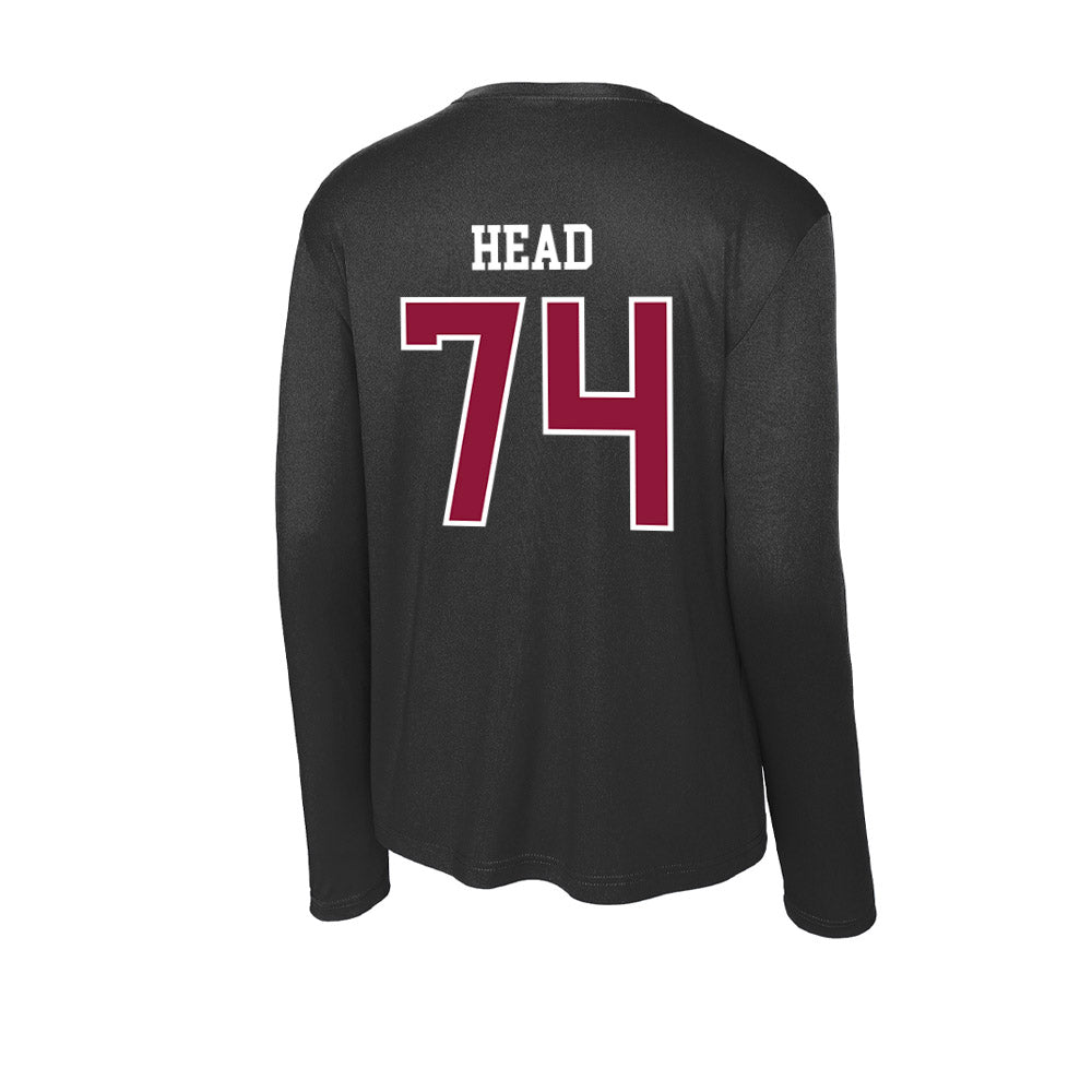 Henderson State - NCAA Football : Eli Head - Activewear Long Sleeve T-Shirt-1