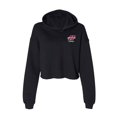 Henderson State - NCAA Football : Marc Jones - Women's Crop Fleece Hoodie-0