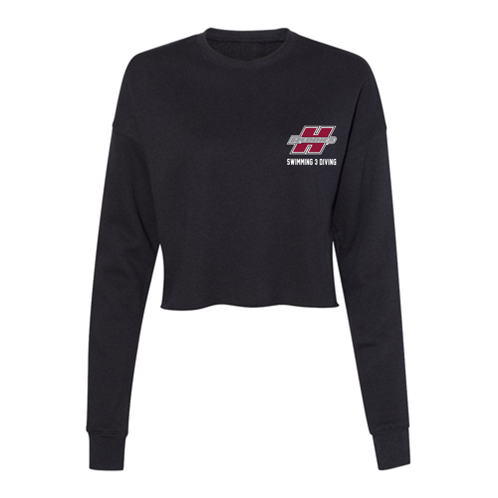 Henderson State - NCAA Women's Swimming & Diving : Elliana Merrill - Women's Cropped Crew Fleece-0
