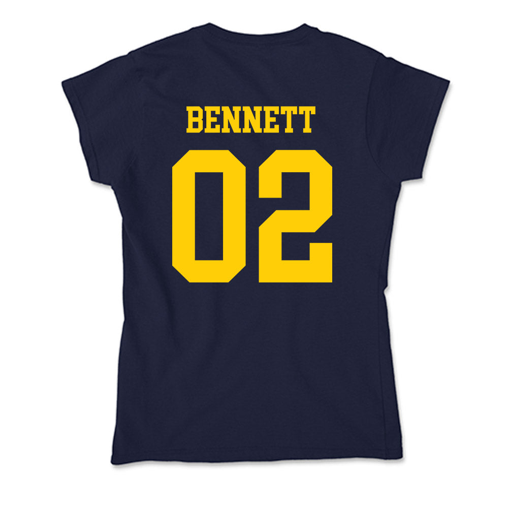 UCO - NCAA Women's Basketball : Jerney Bennett - Soft Style Women’s T-Shirt-1