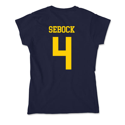 UCO - NCAA Men's Basketball : Jacobi Sebock - Soft Style Women’s T-Shirt-1