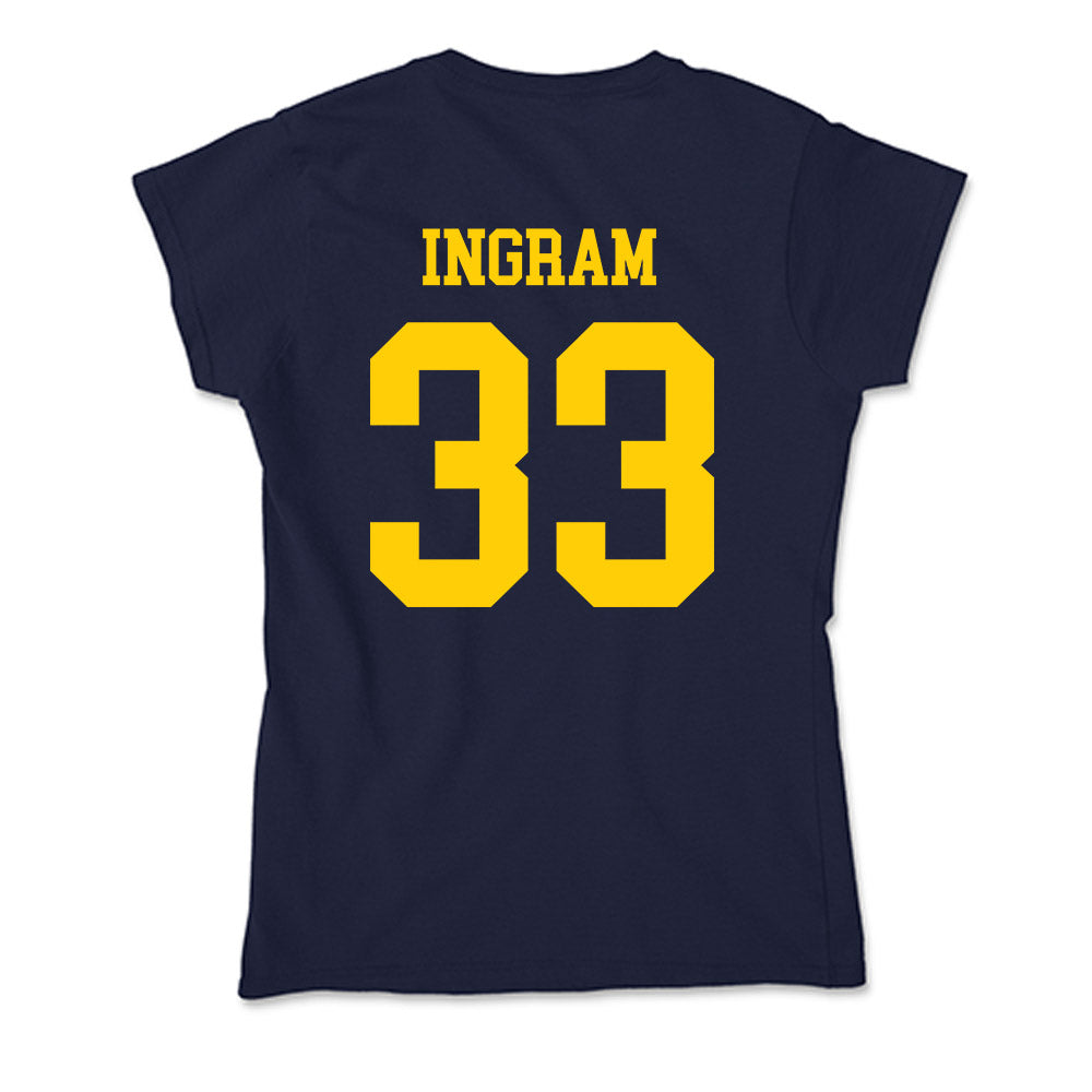 UCO - NCAA Men's Basketball : Jarreth Ingram - Soft Style Women’s T-Shirt-1