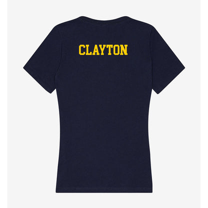 UCO - NCAA Women's Volleyball : Caroline Clayton - Women's V-Neck T-Shirt-1