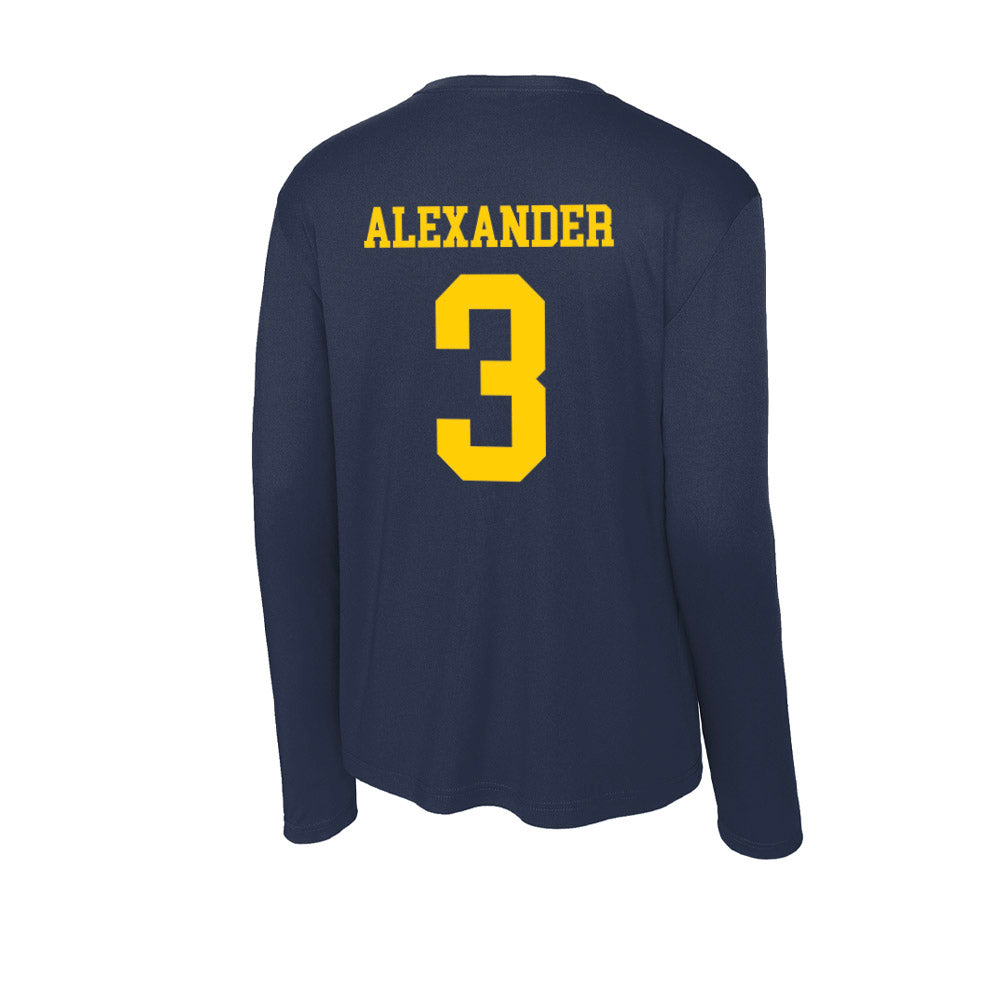 UCO - NCAA Baseball : Elijah Alexander - Activewear Long Sleeve T-Shirt-1