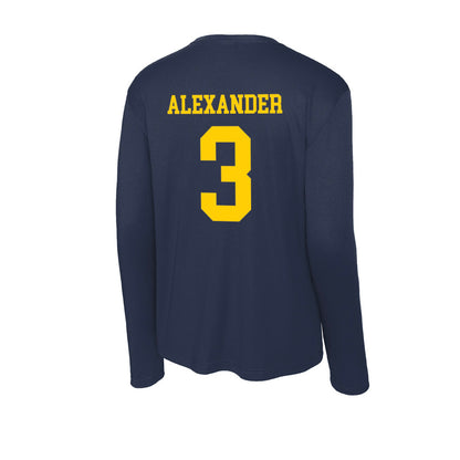 UCO - NCAA Baseball : Elijah Alexander - Activewear Long Sleeve T-Shirt-1
