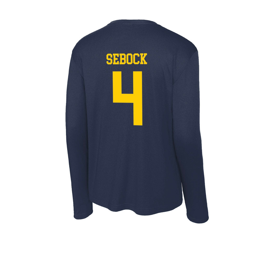 UCO - NCAA Men's Basketball : Jacobi Sebock - Activewear Long Sleeve T-Shirt-1