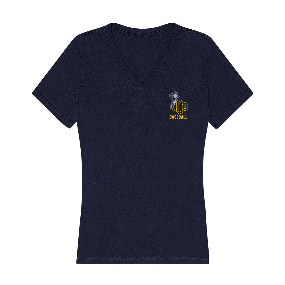 UCO - NCAA Baseball : Nathan Patterson - Women's V-Neck T-Shirt-0