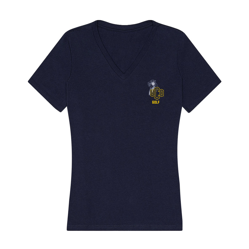 UCO - NCAA Men's Golf : Nick Canales - Women's V-Neck T-Shirt-0