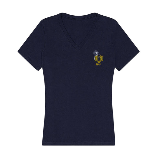 UCO - NCAA Men's Golf : Nick Canales - Women's V-Neck T-Shirt-0