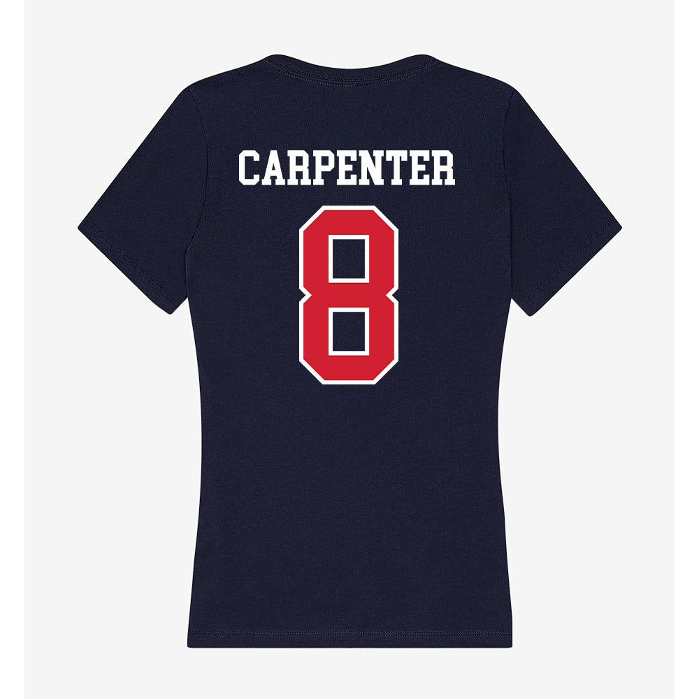 USI - NCAA Women's Volleyball : Ava Carpenter - Women's V-Neck T-Shirt-1