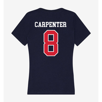 USI - NCAA Women's Volleyball : Ava Carpenter - Women's V-Neck T-Shirt-1