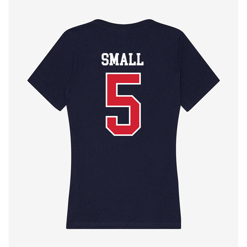 USI - NCAA Women's Volleyball : Audrey Small - Women's V-Neck T-Shirt-1