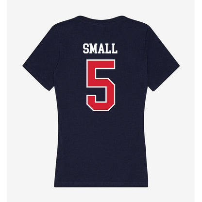 USI - NCAA Women's Volleyball : Audrey Small - Women's V-Neck T-Shirt-1