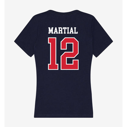 USI - NCAA Men's Soccer : Kristopher Martial - Women's V-Neck T-Shirt-1