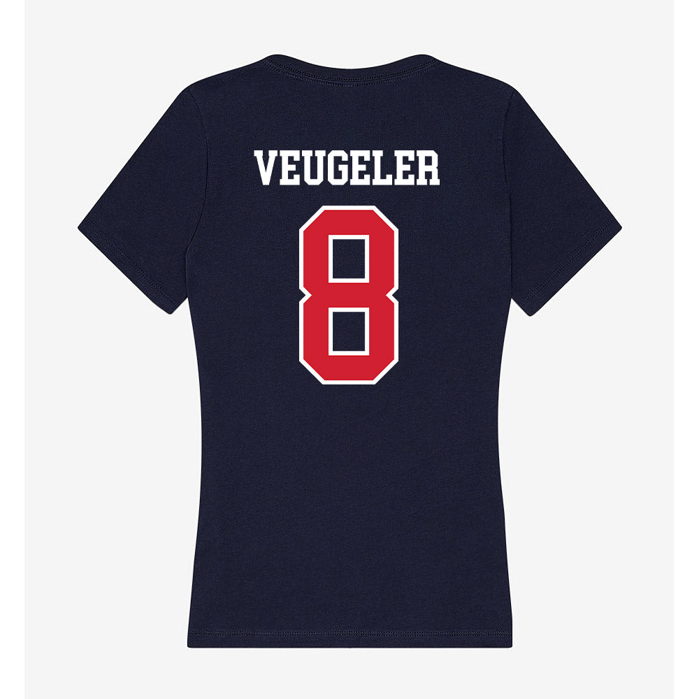 USI - NCAA Women's Soccer : Brittney Veugeler - Women's V-Neck T-Shirt-1