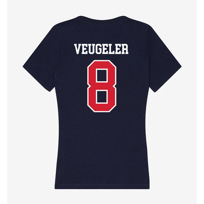 USI - NCAA Women's Soccer : Brittney Veugeler - Women's V-Neck T-Shirt-1