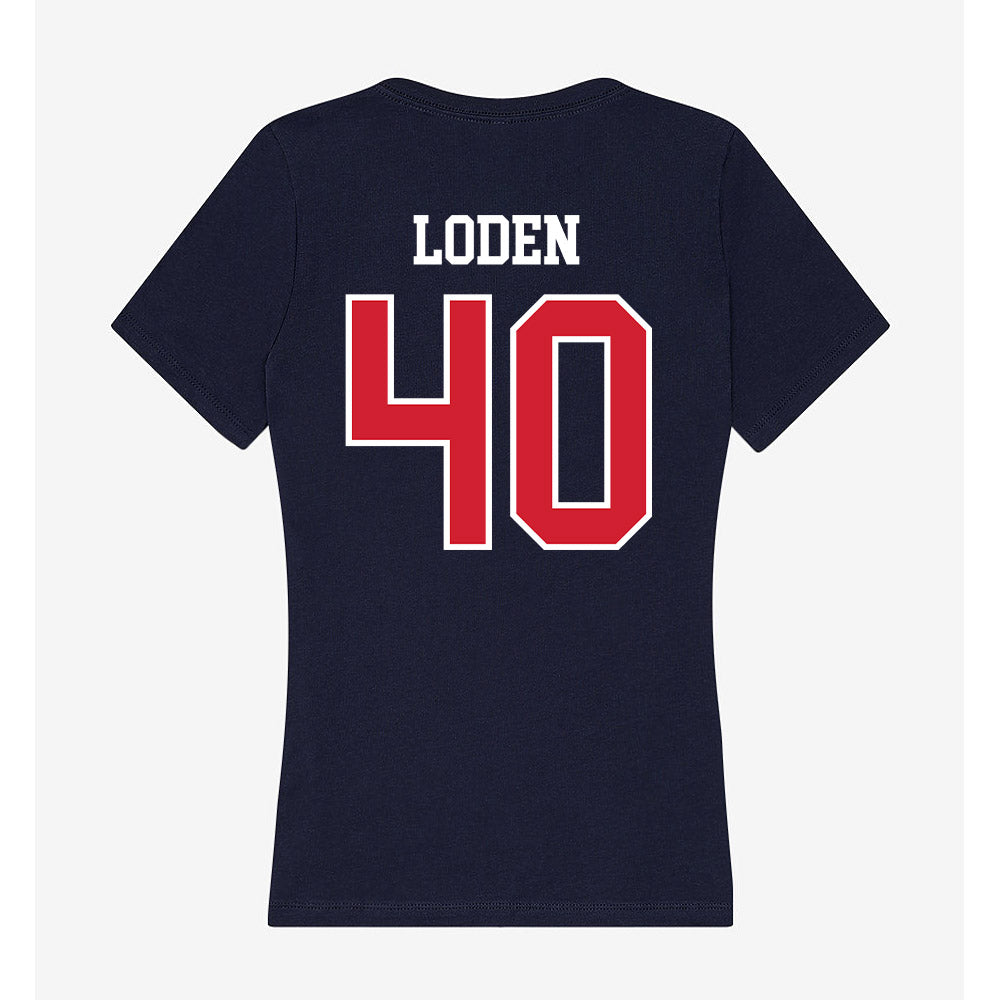 USI - NCAA Women's Basketball : Sophia Loden - Women's V-Neck T-Shirt-1