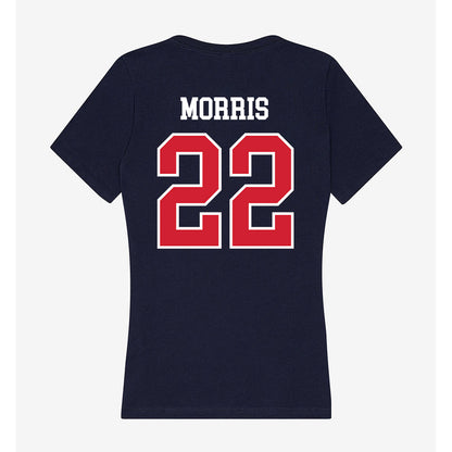 USI - NCAA Men's Soccer : Garrett Morris - Women's V-Neck T-Shirt-1