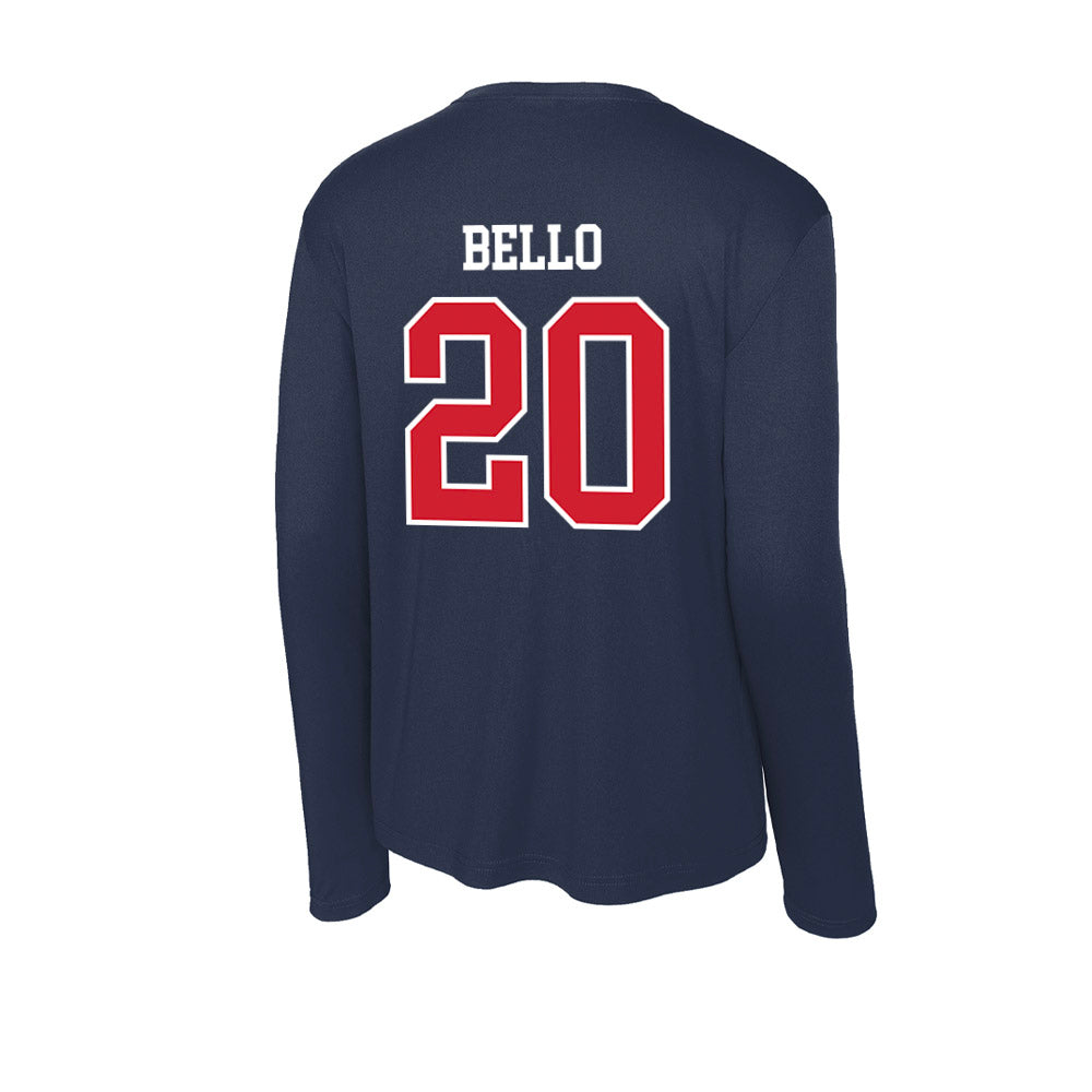 USI - NCAA Men's Soccer : Kadiri Bello - Activewear Long Sleeve T-Shirt-1