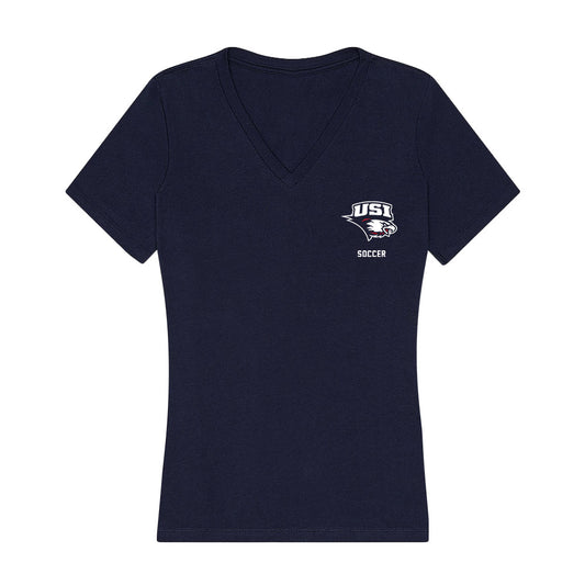 USI - NCAA Women's Soccer : Brooke Shafer - Women's V-Neck T-Shirt-0