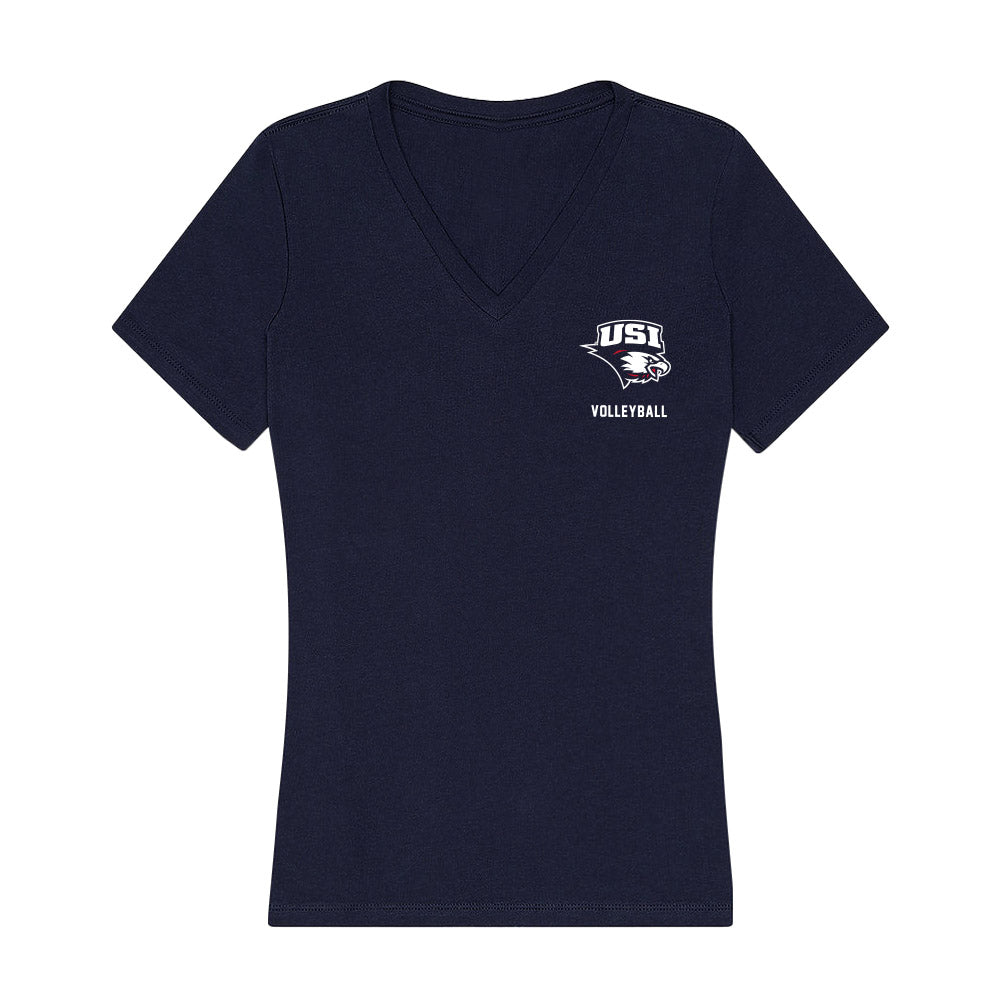 USI - NCAA Women's Volleyball : Mackenzie Nettles - Women's V-Neck T-Shirt-0