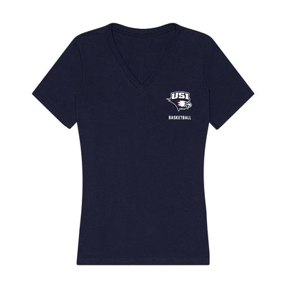 USI - NCAA Men's Basketball : Cayden Gehlhausen - Women's V-Neck T-Shirt-0
