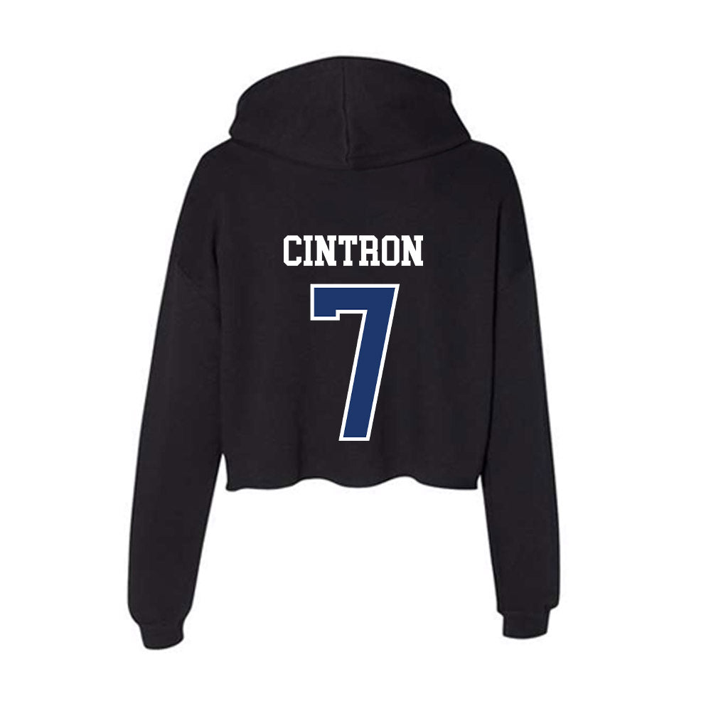 FGCU - NCAA Women's Soccer : Ariana Cintron - Women's Crop Fleece Hoodie-1