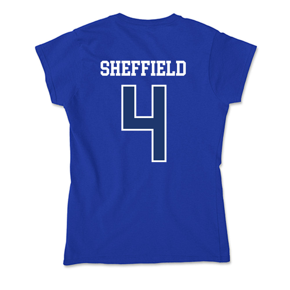 FGCU - NCAA Baseball : Andrew Sheffield - Soft Style Women’s T-Shirt-1
