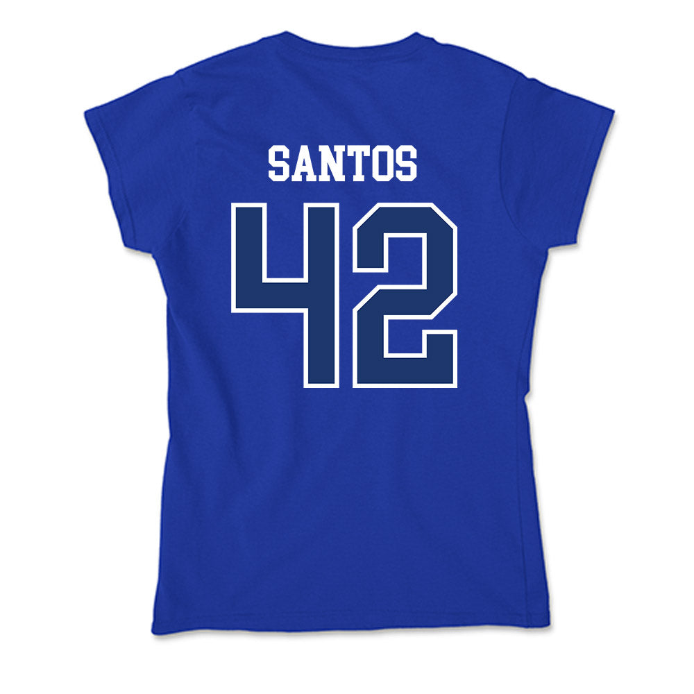 FGCU - NCAA Baseball : Juan Santos - Soft Style Women’s T-Shirt-1