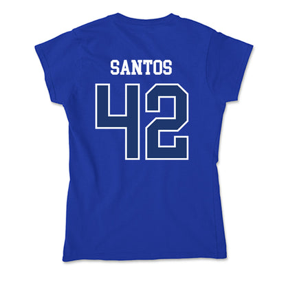 FGCU - NCAA Baseball : Juan Santos - Soft Style Women’s T-Shirt-1