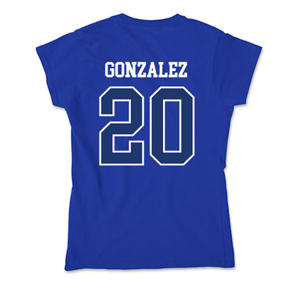FGCU - NCAA Baseball : Brandyn Gonzalez - Soft Style Women’s T-Shirt-1