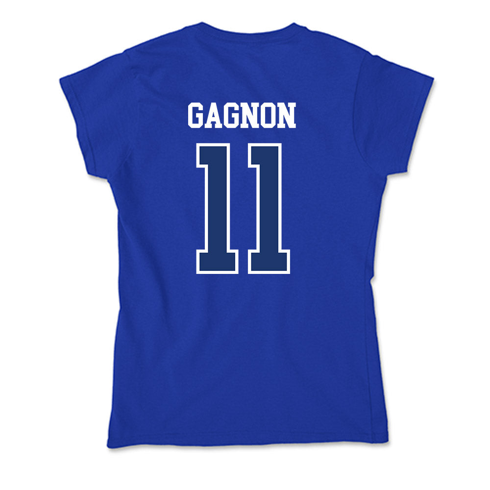 FGCU - NCAA Baseball : Nathan Gagnon - Soft Style Women’s T-Shirt-1