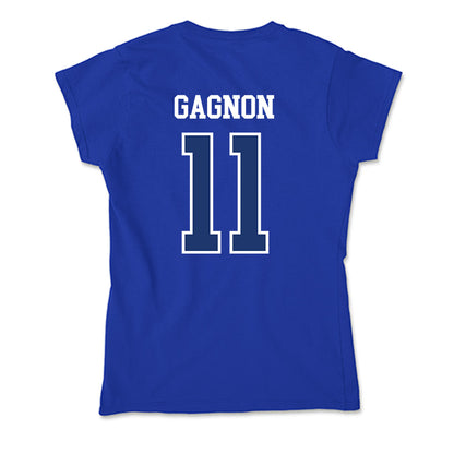 FGCU - NCAA Baseball : Nathan Gagnon - Soft Style Women’s T-Shirt-1
