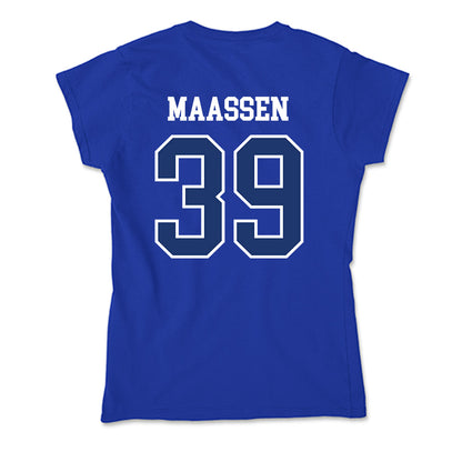 FGCU - NCAA Baseball : Jonathan Maassen - Soft Style Women’s T-Shirt-1