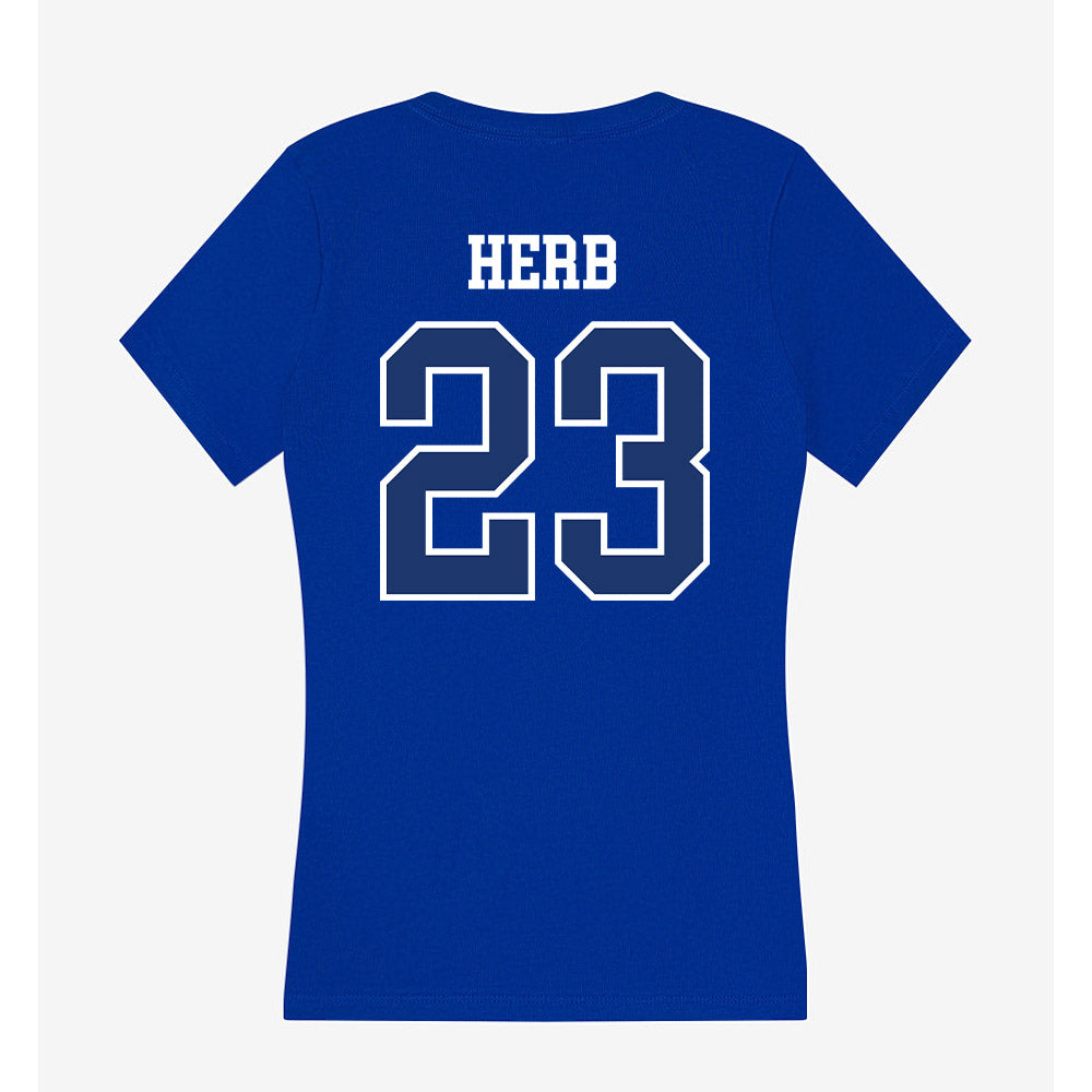 FGCU - NCAA Baseball : Tyler Herb - Women's V-Neck T-Shirt-1
