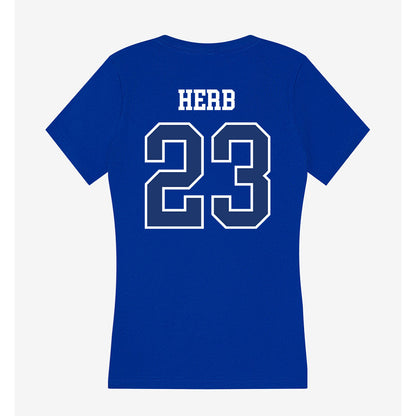 FGCU - NCAA Baseball : Tyler Herb - Women's V-Neck T-Shirt-1