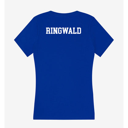 FGCU - NCAA Women's Swimming & Diving : Sydney Ringwald - Women's V-Neck T-Shirt-1