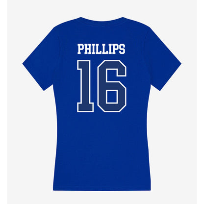 FGCU - NCAA Women's Soccer : Hanna Phillips - Women's V-Neck T-Shirt-1
